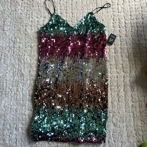 Express Sequin Dress